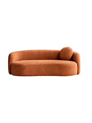 CANAPE LOFT EN CERCLE 230cm  - CAMEL