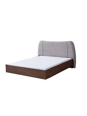 LIT MALAGA 180x200cm AVEC PLANCHE SOMMIER -  Marron