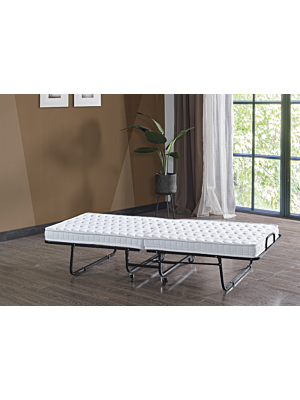 Pack Lit Pliable AVENSIS  80x190cm Avec Matelas - Blanc