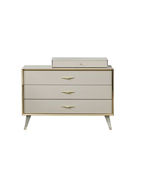 Double Commode CHENTO - Beige / Doré