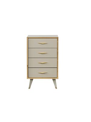 Commode CHENTO - Beige / Doré