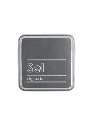 Boite Sel RELIEF 2 - Noir