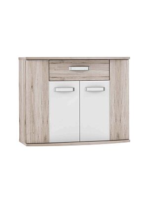 Commode Rondino 2 Portes  Chêne Marron Clair