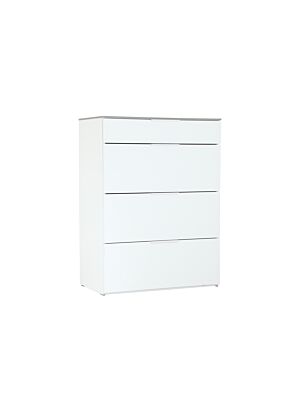 Commode GALAVERNA 4 tiroirs - Blanc