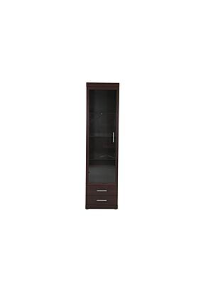 Vitrine IMPERIAL 2 tiroirs Marron