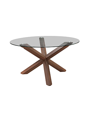 Table GOYA  En Chêne - Marron Foncé