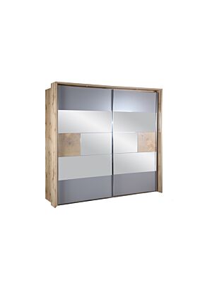 Armoire LIVORNO Chêne Gris