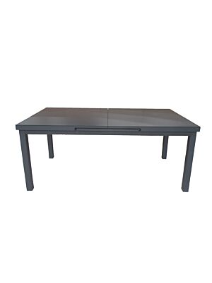 Table De Jardin EXTANSIA 180x100cm - Gris Anthracite