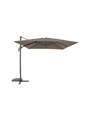 Parasol Déporté SOLERO - Taupe