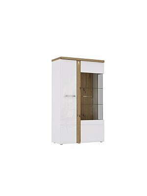 Vitrine TULUZA 2 portes Blanc