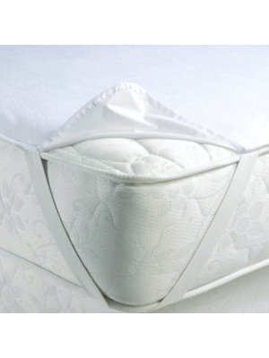 Protege matelas coton 140x200 cm MOLLETON imperméable, par Soleil