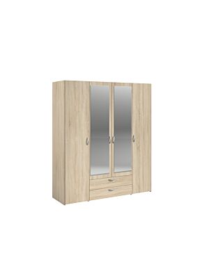 Armoire DAILY 4 portes 2 tiroirs - Sonoma