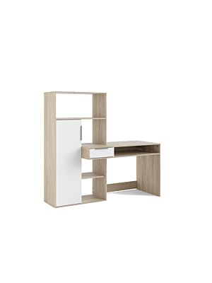 Bureau FUNCTION PLUS - Chêne / Blanc