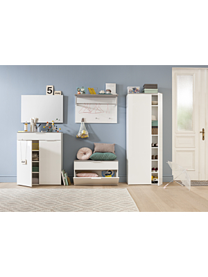 Armoire GALAVERNA 2 Portes - Blanc