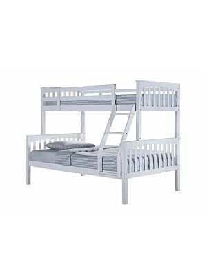 lits superposés TWIN 90x190 /140x190cm -  Blanc