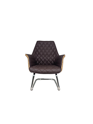 Fauteuil Visiteur KERBEROS - Marron