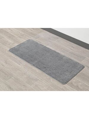 Tapis Microfibre DOUBLE VASQUE 50x120cm - Gris