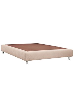 Sommier Tapissé VALKERY FLORIDA 90x190 cm - Taupe