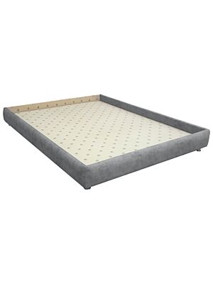 Sommier Tapissé CUVETTE 140x190 cm - Gris