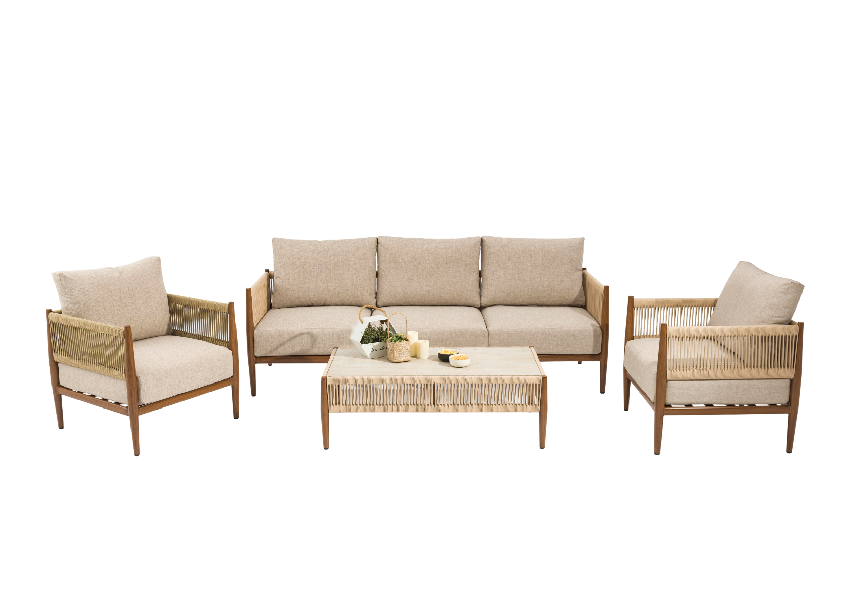 Salon De Jardin Oslo -  Beige