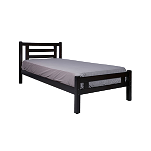 Lit COSTA Avec Sommier 90x200cm - Noir CHAMBRE ENFANT