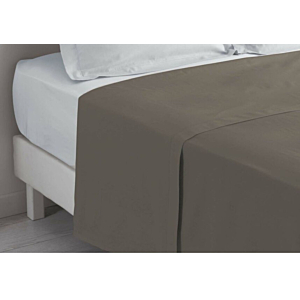Drap Plat 180x290cm - Noisette