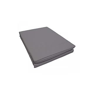Drap plat LINA 180 x 290 cm - gris Draps