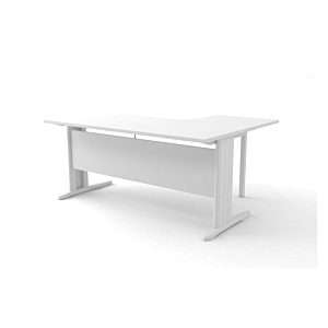 Bureau BRASILIA Compact Gauche - Blanc