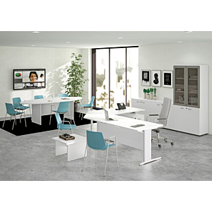Table Café BRASILIA - Blanc