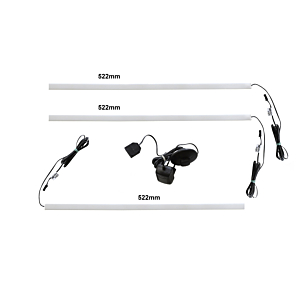 Led HULON Pour 3 Étagère Living En Bloc  Meuble TV unité murale