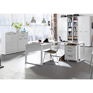 Élément De Rangement DISEGNO Avec 2 Portes - Blanc