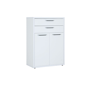 Élément De Rangement DISEGNO 2 Portes + 2 Tiroirs - Blanc
