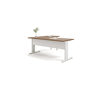 Bureau Compact HYDRA Droit - Noyer