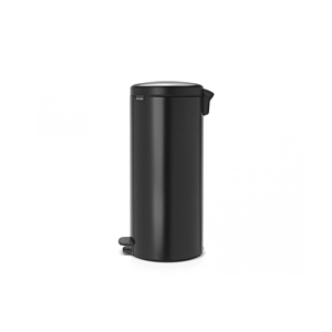 Poubelle À Pédale NEWLCON 30L - Noir Mat Poubelles de salle de bain