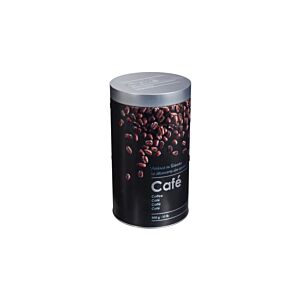 Boite Café Ronde RELIEF 2 - Noir Rangement cuisine