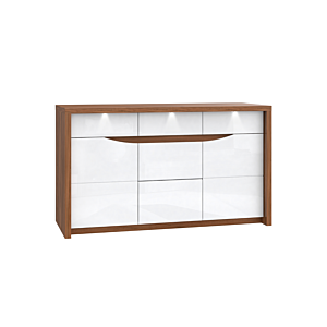 Commode SAINT TROPEZ avec led Blanc Promos printemps