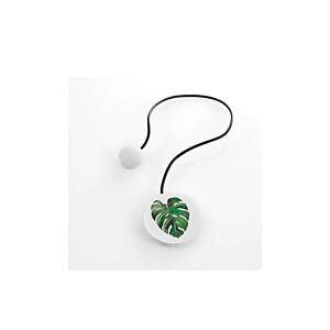 Embrasse Aimantée Imprimé CELTIS - Blanc / Vert Tringles et accessoires rideaux