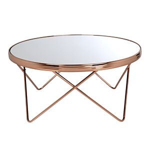 Table D'appoint DEMITRA En Acier - Rose / Gold Promos printemps
