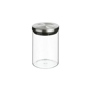 Bocal En Verre Et Inox HERMET 0,6 L - Blanc Rangement cuisine