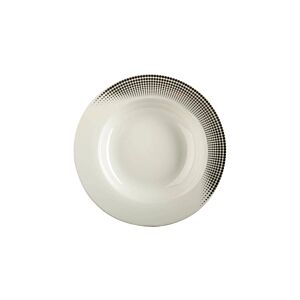 Assiette Creuse Silver 22 cm - Gris / Blanc Serviteurs