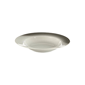 Assiette Creuse Silver 22 cm - Gris / Blanc