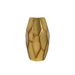Vase En Résine - Doré