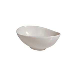 Coupelle En Forme De Goutte 16x21cm - Blanc Serviteurs