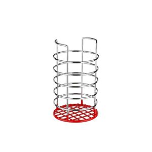 Pot Range Couvercle - Rouge Rangement cuisine