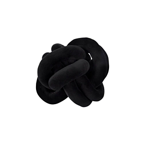Coussin Nœud Décoratif WILD KIDS - Noir Coussins décoratifs