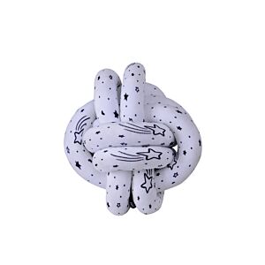 Coussin Nœud Décoratif WILD KIDS - Blanc / Noir Coussins décoratifs