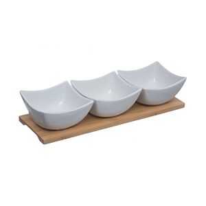 Set De 3 Bols En Porcelaine - Blanc Serviteurs