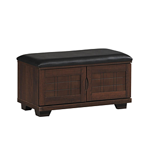 Petit Meuble LAWWANG Avec 2 portes - Marron Meubles multifonctions
