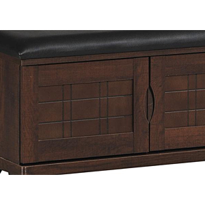 Petit Meuble LAWWANG Avec 2 portes - Marron