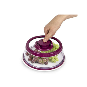 Cloche Vide D'air Conservation Des Aliments - Rouge